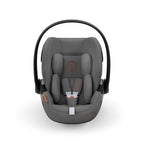 CYBEX Gold Babyschale Cloud G i-Size Comfort, Inkl. Neugeboreneneinlage, Ab Geburt bis ca. 24 Monate, Für Kinder ab 40 cm bis 87 cm, Max. 13 kg, Moon Black