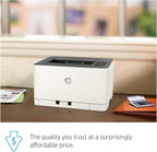 HP Color Laser 150nw Farb-Laserdrucker (Drucker, USB, LAN, WLAN),weiß-grau