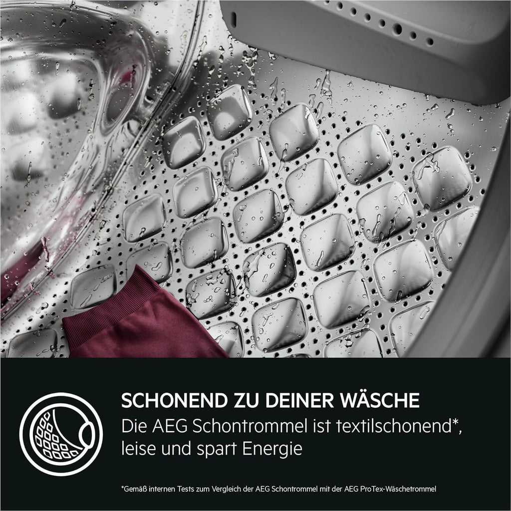 AEG L6FBG51470 Waschmaschine / Serie 6000 mit ProSense / Testsieger der Stiftung Warentest / 7,0 kg / Leise / Mengenautomatik / Nachlegefunktion / Kindersicherung / Wasserstopp / 1400 U/min