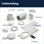 De'Longhi Pinguino PAC EM82, Mobile Klimaanlage für Räume bis zu 80 m³, 9.400 BTU, 2,4 kW, 63 dB, Entfeuchtungsfunktion, Energieklasse A, 24h-Timer, Weiß