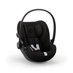 CYBEX Gold Babyschale Cloud G i-Size Comfort, Inkl. Neugeboreneneinlage, Ab Geburt bis ca. 24 Monate, Für Kinder ab 40 cm bis 87 cm, Max. 13 kg, Moon Black