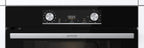 Gorenje 738971 Einbaubackofen-Set OptiBake Black Steam Pyro Set / 77L / Heißluft/Pyrolyse/ExtraSteam/GentleClose/AirFry/Pizzamode 300°C/PerfectGrill/Induktions-Kochfeld mit BridgeZone/schwarz