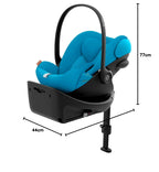 CYBEX Gold ISOFIX Basis, Base G, Für Babyschale Cloud G i-Size und Auto-Kindersitz Sirona G i-Size, Schwarz