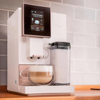 Cecotec Kompakte Superautomatische Kaffeemaschine mit Wifi Cremmaet Compactccino Connected Black Rose. 1350W, 19 Bar, TFT-Bildschirm und APP, Mahlwerk, Milchtank 400 ml und 1 Liter Wasser