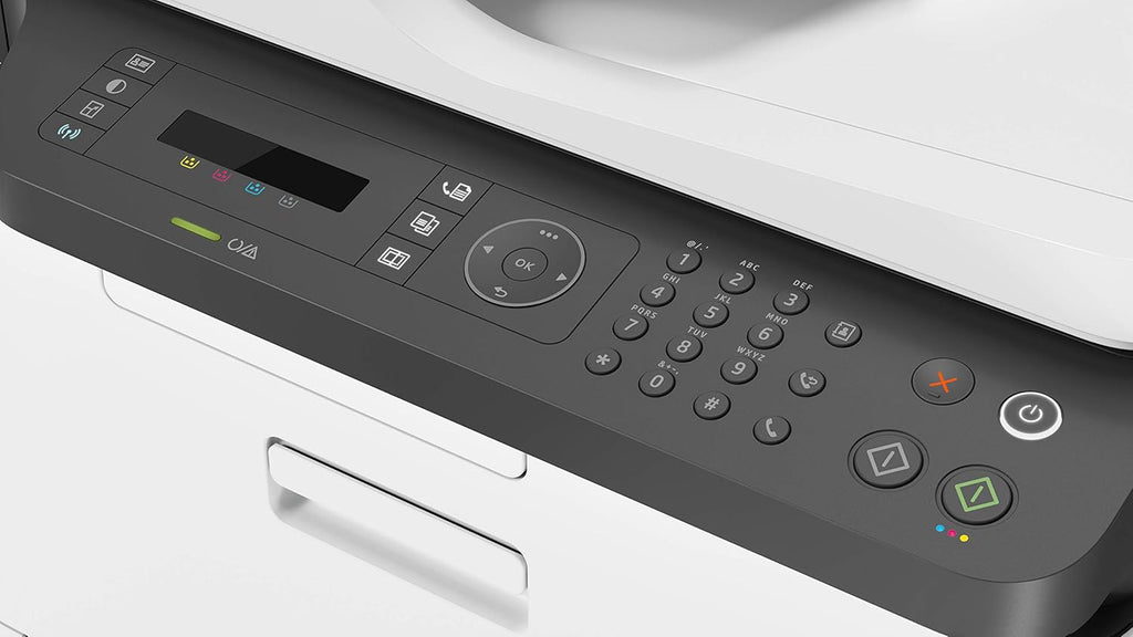 HP Color Laser 150nw Farb-Laserdrucker (Drucker, USB, LAN, WLAN),weiß-grau