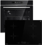 Autarkes Herdset: 60cm Einbaubackofen EB8017ED | 59cm Induktionskochfeld IH85901FZ | Katalyse | Pizzafunktion | Grill | Umluft | Heißluft | Automatik-Timer | SET8017IH592FZ