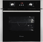 Autarkes Herdset: 60cm Einbaubackofen BO8805SS + 59cm Kochfeld CH5901RL | Grill | Heißluft | Automatik-Timer | 2-fach Wärmeschutzverglasung | Kindersicherung | Knebelbedienung | SET8805CH59RL