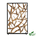 MAZE Raumteiler Teakholz 120cm x 180cm