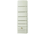 4rain Regentonne »SLIM«, 650 Liter Volumen, inklusive Auslaufhahn und Windsicherung