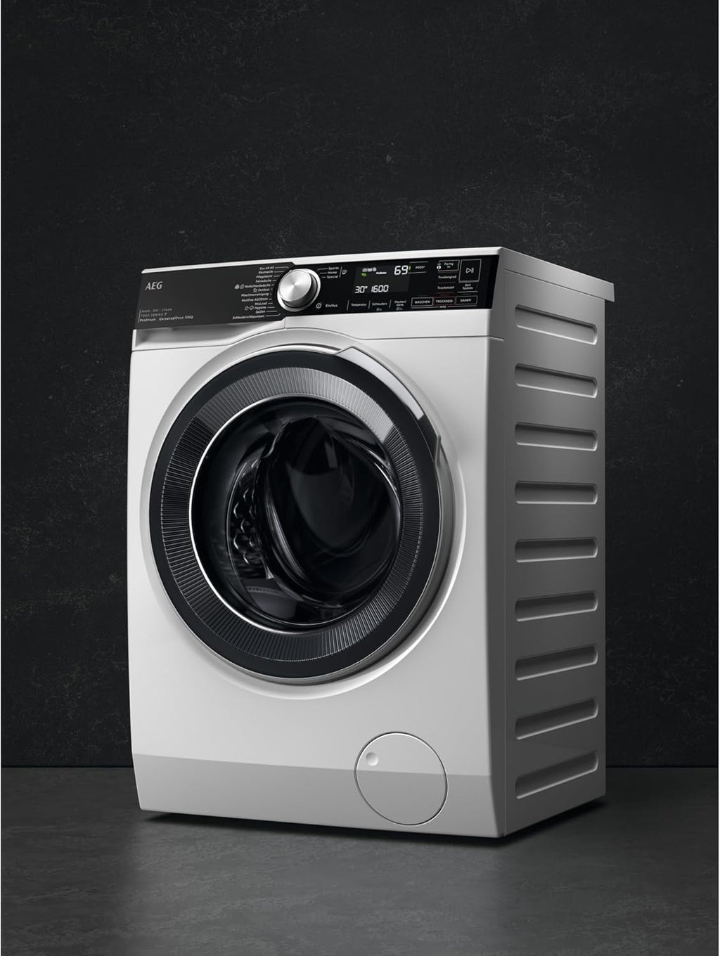 AEG L7WBA60680 Waschtrockner / DualSense - schonende Pflege / 8 kg Waschen / 5 kg Trocknen / D / energiesparend / Mengenautomatik / Nachlegefunktion / ProSteam - Auffrischfunktion / 1600 U/min Weiß