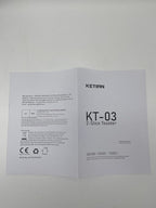 Smart Toaster, Touchscreen, KETIAN Toaster, automatisches Heben und Senken, wärmeisoliertes Gehäuse, 7 Bräunungsstufen, abnehmbare Krümel Schublade, 1400 W