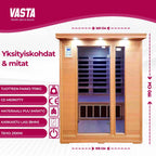 Vasta Infrarotkabine 3 Personen