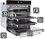 Autarkes Herdset: 60cm Einbaubackofen EB8017ED | 59cm Induktionskochfeld IH85901FZ | Katalyse | Pizzafunktion | Grill | Umluft | Heißluft | Automatik-Timer | SET8017IH592FZ