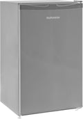 TELEFUNKEN Kühlschrank ohne Gefrierfach, Freistehend, 90 L Gesamt-Nutzinhalt, Kühlschrank klein mit Gemüsefach & 3 Ablagen, Temperaturregelung, LED Innenbeleuchtung, CF-31-121-B schwarz