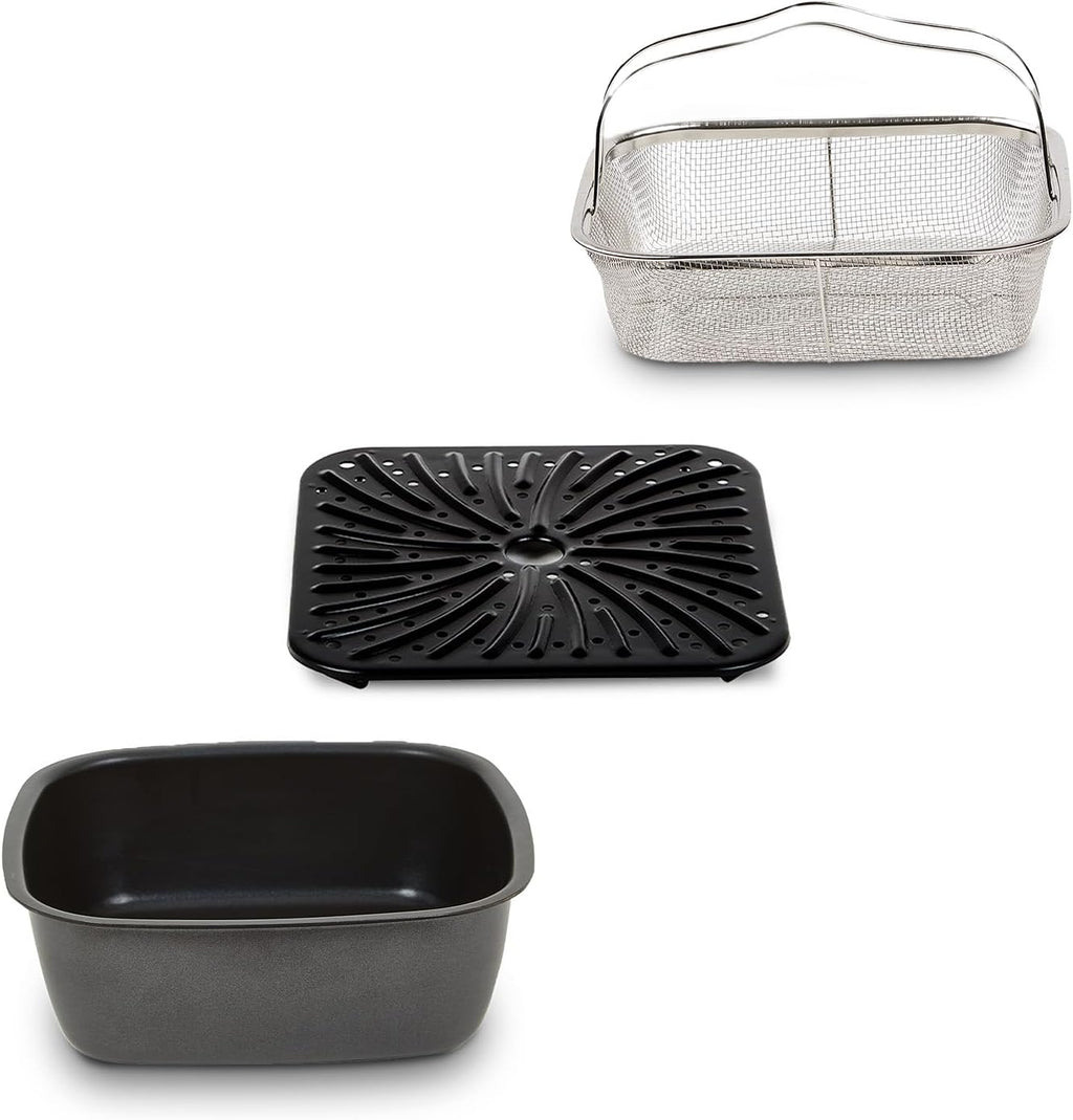 PowerXL MultiCooker - 12 in 1 Multikocher mit Warmhaltefunktion - Heißluftfritteuse, Backofen, Bratpfanne, Reiskocher uvm. - 5,7 Liter Fassungsvermögen - 12 Kochprogramme - Airfryer - Kaloriensparend