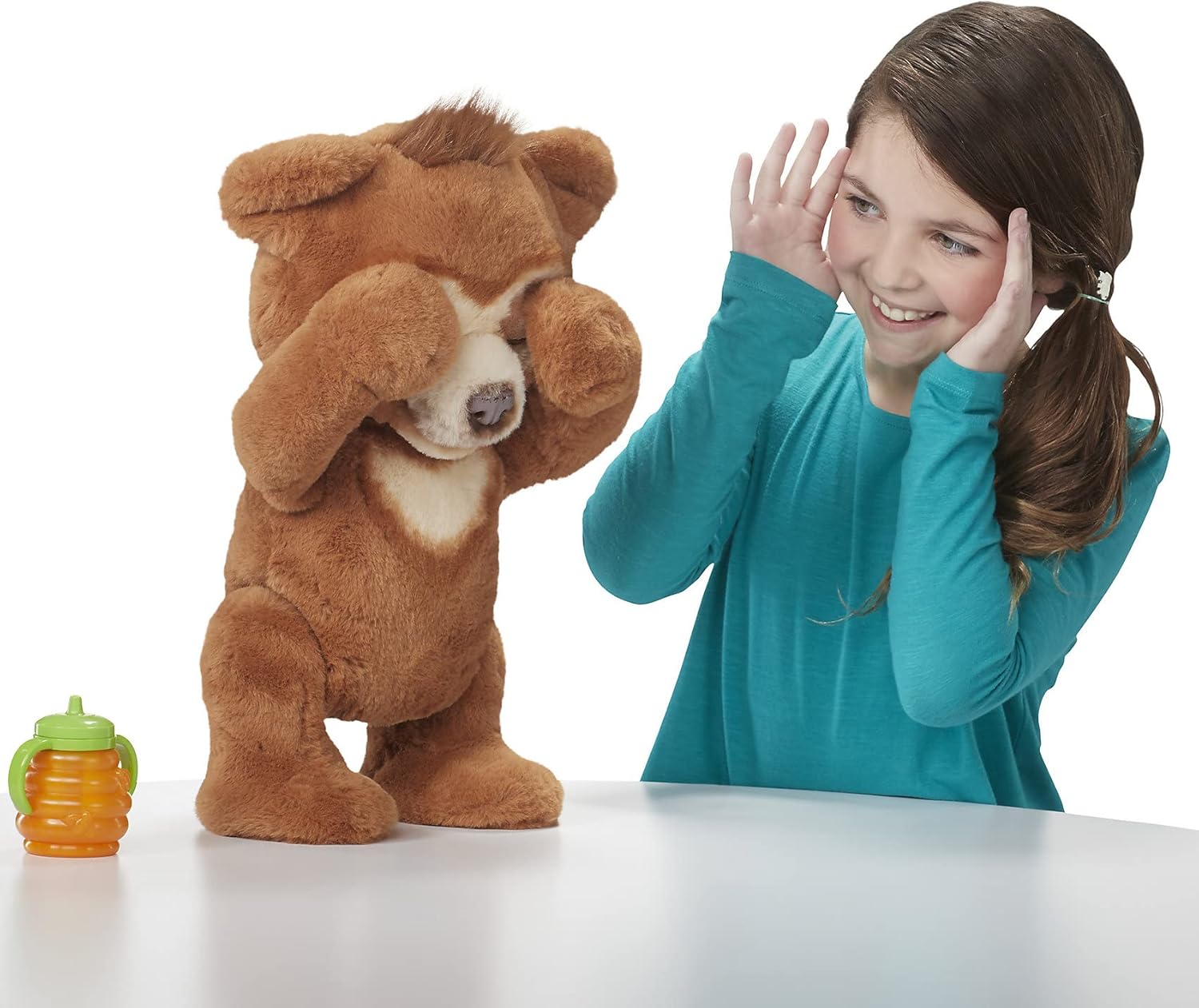 FurReal Cubby, Mein Knuddelbr, interaktives Plüschtier, ab 4 Jahren Braun