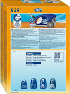 Rowenta RO3950 Staubsauger mit Beutel + 4er Pack Swirl R 39 Staubsaugerbeutel für Dauerhaft hohe Saugleistung, 3L Beutelvolumen, 750 W = 2000W, extrem leise, Hygienefilter, mit Parkettdüse