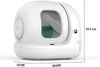 PETKIT Pura Max 2 Selbstreinigende Katzentoilette, 76L Katzenklo Selbstreinigend,xSecure,Geruchsbeseitigung,App-Steuerung,Große Fassungsvermögen,Automatisches Katzenklo für Mehrere Katzen