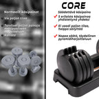 Core 2 x Verstellbare Kurzhantel, 50kg
