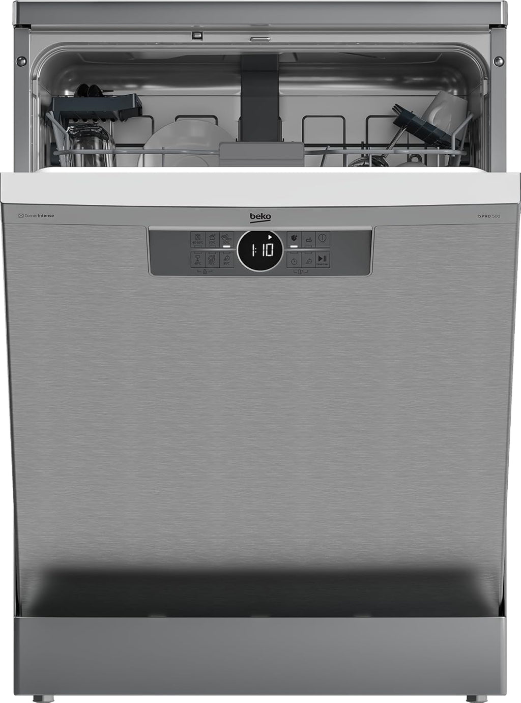 Beko BDFN26420W b300 freistehender Geschirrspüler, unterbaufhig, Platz für 14 Magedecke, Pro  Inverter Motor, TrayWash, HygieneIntense, 6 Programme, WaterSafe+, Wei