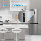 Midea MERB276FGE02A Fridge/Freezer Combination, 180 cm Height, NoFrost, Double Control, Super Cooling Function, 219 kWh per Year, Fridge Capacity 199 L, 71 L Freezer Capacity