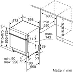 Bosch SMV4ETX08E, Serie 4, Smarter Geschirrspüler Vollintegriert 60 cm, Besteckkorb, Spülmaschine mit Programmassistent, besonders Leise, Rackmatic, Automatische Türöffnung, InfoLight, AquaStop