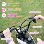 Evercross EV65M Electric Kid Motorcycle - 800W Motor, 20km Range, Ages 15+