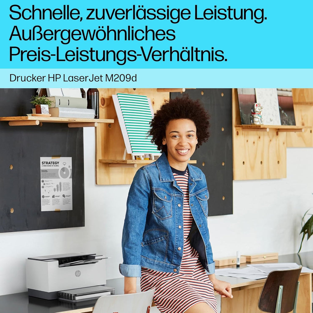 HP LaserJet MFP M235sdw Multifunktions-Laserdrucker Schwarzweiß, Drucken, Kopieren, Scannen, Automat.beidseitiger Druck, Dual-Band Wi-Fi, USB, LAN, HP Smart App, Intelligente Benutzeroberfläche