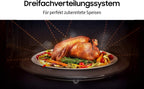 MW3500 Mikrowelle MS23K3614AW/EG / 800 W / 23 L Garraum / 48, 9 cm Breite / Kratzfester Keramik-Emaille-Innenraum / 6 Leistungsstufen / Wei