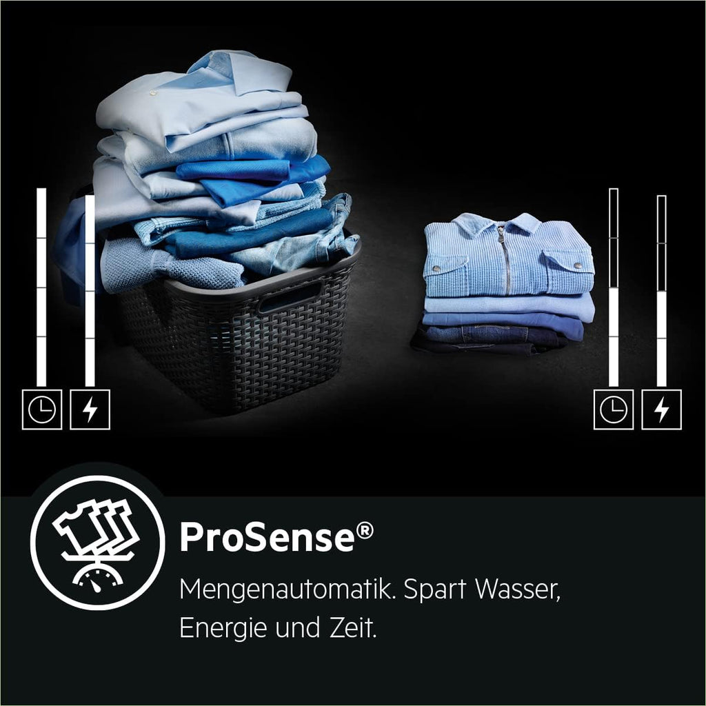 AEG L6FBG51470 Waschmaschine / Serie 6000 mit ProSense / Testsieger der Stiftung Warentest / 7,0 kg / Leise / Mengenautomatik / Nachlegefunktion / Kindersicherung / Wasserstopp / 1400 U/min