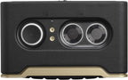 JBL Authentics 200 Smart Home Lautsprecher – 70er Jahre Retro-Design Bluetooth Box – Mit Quadrex Grill, Google Assistant, Alexa, AirPlay und JBL One App – Schwarz