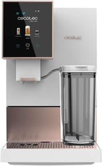 Cecotec Kompakte Superautomatische Kaffeemaschine mit Wifi Cremmaet Compactccino Connected Black Rose. 1350W, 19 Bar, TFT-Bildschirm und APP, Mahlwerk, Milchtank 400 ml und 1 Liter Wasser