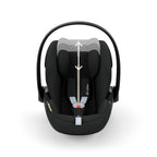 CYBEX Gold Babyschale Cloud G i-Size Comfort, Inkl. Neugeboreneneinlage, Ab Geburt bis ca. 24 Monate, Für Kinder ab 40 cm bis 87 cm, Max. 13 kg, Moon Black