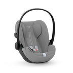 CYBEX Gold Babyschale Cloud G i-Size Comfort, Inkl. Neugeboreneneinlage, Ab Geburt bis ca. 24 Monate, Für Kinder ab 40 cm bis 87 cm, Max. 13 kg, Moon Black