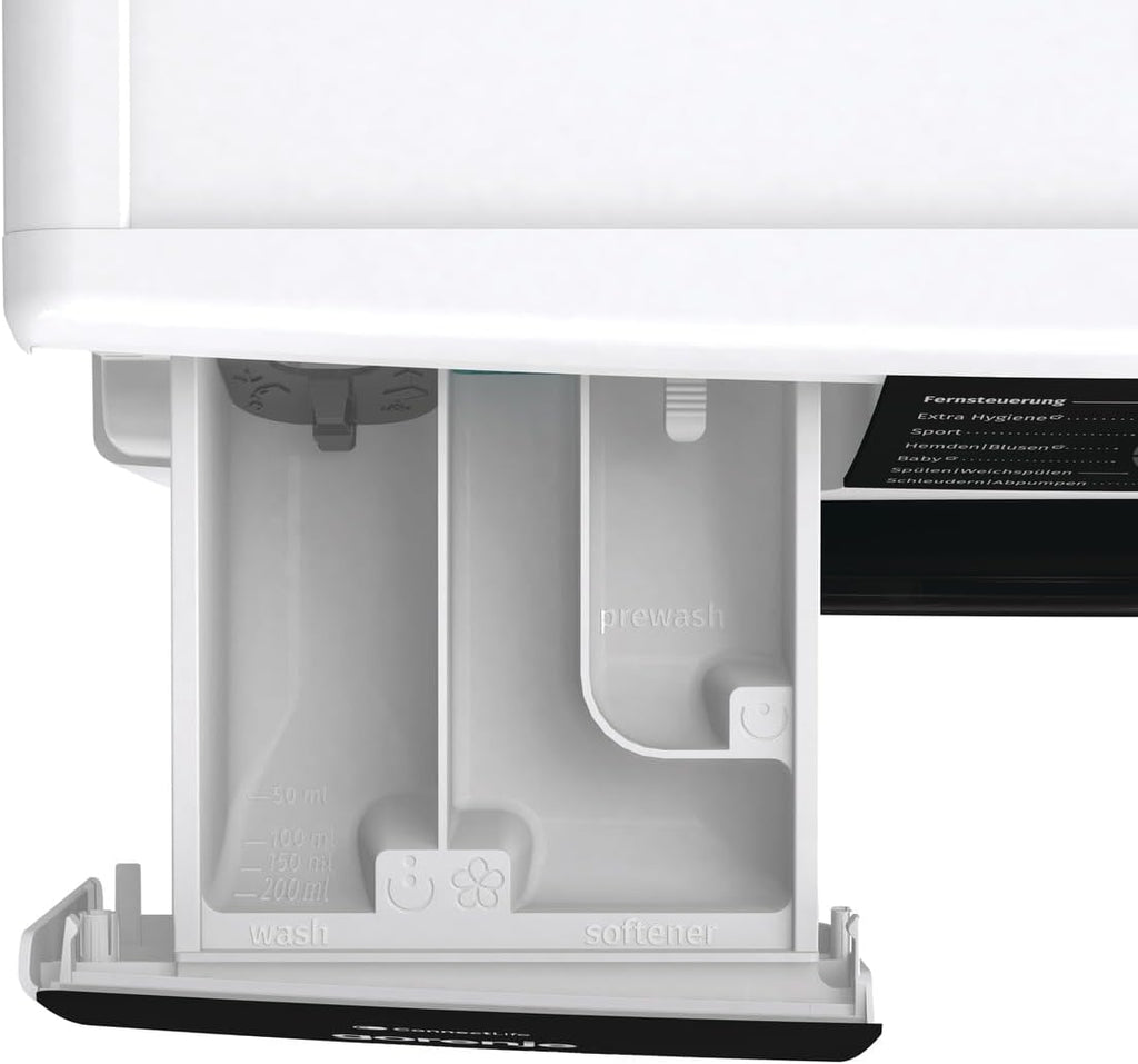 Gorenje WPNA 84 SATSWIFI Waschmaschine mit Dampffunktion / 8 kg / 1400 U/Slim Line/ConnectLife WiFi/Total AuaStop/Inverter PowerDrive Motor/Edelstahltrommel/Kindersicherung/EEK A