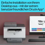 HP LaserJet MFP M235sdw Multifunktions-Laserdrucker Schwarzweiß, Drucken, Kopieren, Scannen, Automat.beidseitiger Druck, Dual-Band Wi-Fi, USB, LAN, HP Smart App, Intelligente Benutzeroberfläche