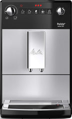 Melitta Purista - Kaffeevollautomat mit Lieblingskaffee-Funktion, Kaffeemaschine mit Mahlwerk und 3-stufig einstellbarer Kaffeestärke, für Kaffee und Espresso, schwarz