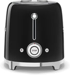 Smeg, 2x2 TSF01CREU -Toaster, 2 Schlitze für 2 Scheiben, 6 Vergoldungsniveaus, Heizfunktion, Abtau- und Bagel- Funktion, Sammelschublade, 950W, Creme