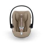 CYBEX Gold Babyschale Cloud G i-Size Comfort, Inkl. Neugeboreneneinlage, Ab Geburt bis ca. 24 Monate, Für Kinder ab 40 cm bis 87 cm, Max. 13 kg, Moon Black