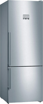 Bosch KGN36NWEA Serie 2 Kühl-Gefrier-Kombination, 186 x 60 cm, 215 L Kühlen & 87 L Gefrieren, NoFrost nie wieder abtauen, LED-Beleuchtung gleichmäßige Ausleuchtung