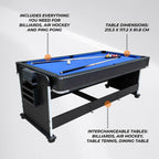 Blackwood Billardtisch 7' 4-IN-1