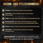 Feuerplatte für Kugelgrill Handgriffe 90 cm, 5 mm Stärke #921 – INKL. Grilleinsatz, Grillplatte für Feuertonne & Feuerschale, Massive Stahlplatte Plancha Grillring für BBQ & Teppanyaki