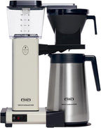 Moccamaster KBGT, Filterkaffeemaschine mit Thermoskanne, Filterkaffeemaschine, Off-White, 1.25L