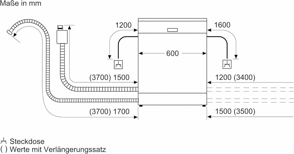 Bosch SMV4ETX08E, Serie 4, Smarter Geschirrspüler Vollintegriert 60 cm, Besteckkorb, Spülmaschine mit Programmassistent, besonders Leise, Rackmatic, Automatische Türöffnung, InfoLight, AquaStop