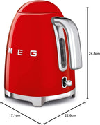 Smeg, 2x2 TSF01CREU -Toaster, 2 Schlitze für 2 Scheiben, 6 Vergoldungsniveaus, Heizfunktion, Abtau- und Bagel- Funktion, Sammelschublade, 950W, Creme