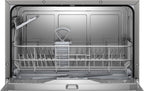 SKS2ITI00E, Série 2, Lave-vaisselle compact 55cm, Pose-libre, Argent