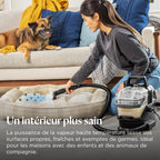 SpotClean HydroSteam, Shampouineuse Canapé, Moteur Puissant de 1000W, Nettoyeur Vapeur avec Technologie HydroSteam, Nettoyeur pour Tapis, Moquettes, Meubles, Tissus, Voiture & Plus, 3689N