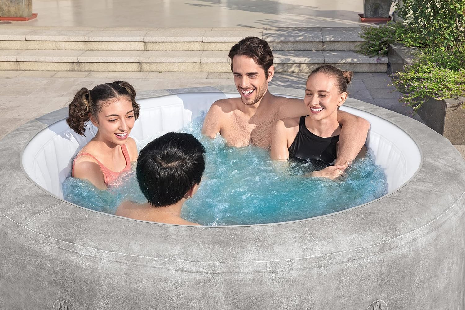 Spa gonflable rond BESTWAY Lay-Z-Spa® Miami Airjet™ 2 - 4 personnes