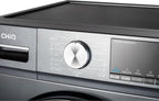 Lave-linge CFL80-14586IM3XA, Chargement frontal 8 kg,Space Pro,Moteur Inverter stable, 1400 tr/min, Programme intelligent à IA, Fonction vapeur, Lavage rapide 15 minutes, 15 cycles lavage, Gris
