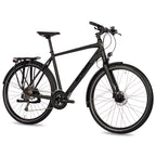 28 pouces homme XXL vélo de randonnée tr.2880 vélo de randonnée 27 x Gang Shimano DEORE rd-m592 SGS noir